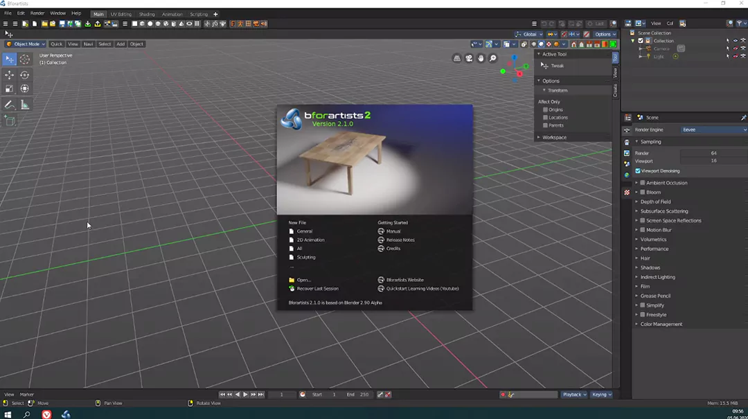 Bforartists — это сложная и бесплатная программа 3D-моделирования